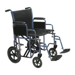 Bariatric Heavy-Duty Transport Wheelchairs - BTR22-B - 1 Each - MDL-MZIBTR22B