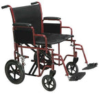 Bariatric Heavy-Duty Transport Wheelchairs - BTR22-R - 1 Each - MDL-MZIBTR22R