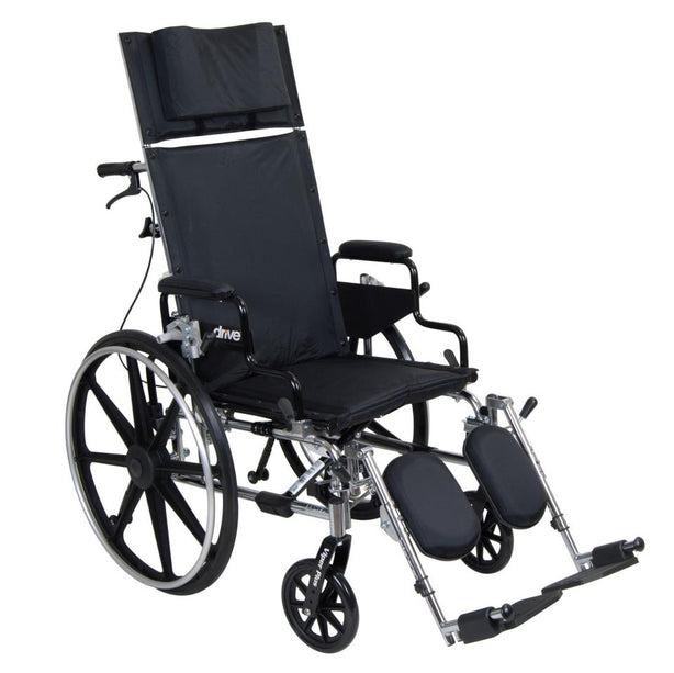 Drive Devilbiss Healthcare, Inc. Viper Plus Reclining Wheelchairs PLA420RBDFA - 1.0 Each