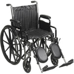 DRIVE DEVILBISS HEALTHCARE, INC. Silver Sport 2 Wheelchairs SSP220DDA-SF 1 Each-MDL-MZIP220DDASF