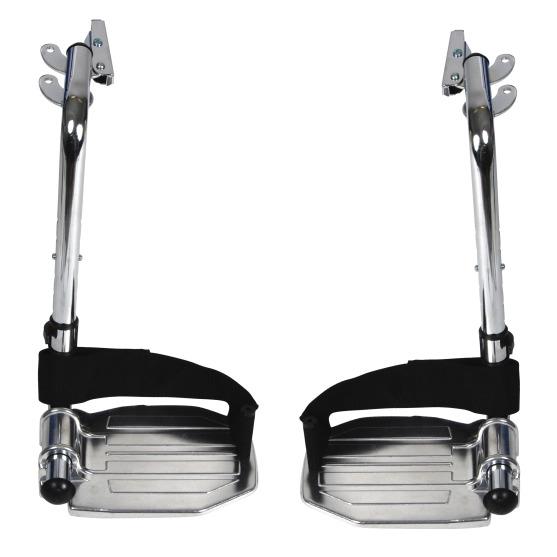 Drive Devilbiss Healthcare, Inc. Sentra Heavy-Duty Wheelchair Swing-Away Footrest PH-SF - 1.0 Pair
