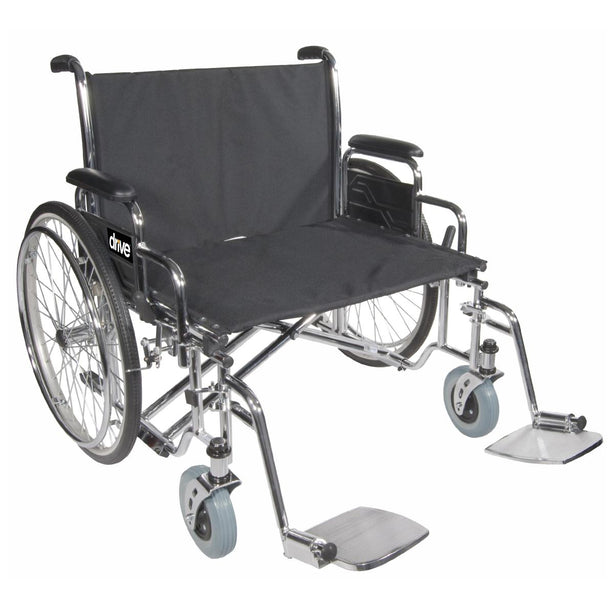 Drive Devilbiss Healthcare, Inc. Sentra Heavy-Duty Bariatric Wheelchairs STD30ECDFA - 1.0 Each - MDL-MZISTD30ECDFA