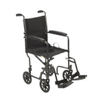 Drive Devilbiss Healthcare, Inc. Steel Transport Chairs TR39E-SV - 1.0 Each