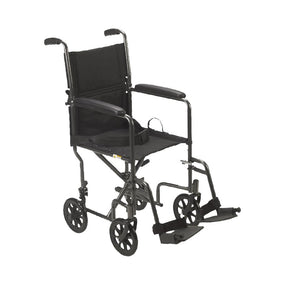 Drive Devilbiss Healthcare, Inc. Steel Transport Chairs TR39E-SV - 1.0 Each