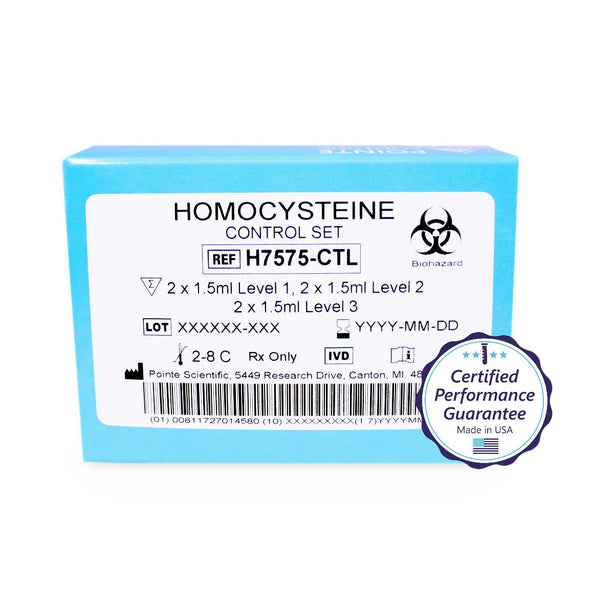Medtest Dx Pointe Homocysteine Control Set H7575-CTL - 1.0 Each