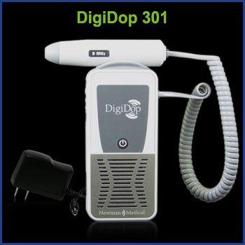 NEWMAN MEDICAL DigiDop 301 Rechargeable Doppler with 8 MHz OB Probe DD301-D8 1 Each - MDL-N-NDD301D8