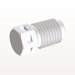 Threaded Plug, White, 100/Bag - 1/16 NPT Thread - N2P30