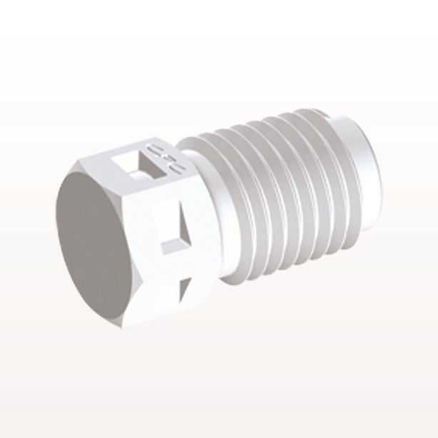 Threaded Plug, White, 100/Bag - 1/16 NPT Thread - N2P30