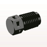 Threaded Plug, Black, 100/Bag - 1/16 NPT Thread - N2P31