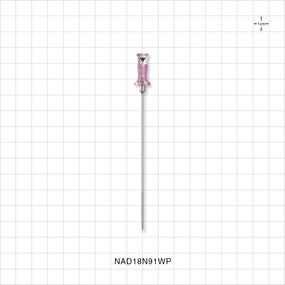 Merit Advance™ Angiographic Needle with Protector, Normal Wall; 25/Bag - 18 G; Fits 0.038 inch OD Guide Wire; 3.5 inch (1 mm, 89 mm) - NAD18N91WP