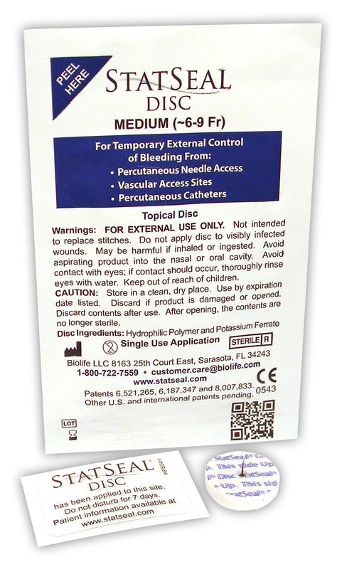 BIOLIFE BioLife StatSeal Discs DS614 6 Each - MDL-NADDS614