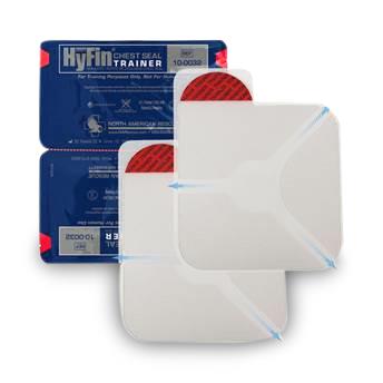 NORTH AMERICAN RESCUE HyFin Chest Seal Dressings 10-0032 2 Each - MDL-NAR100032