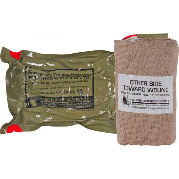 North American Rescue North American Rescue Emergency Trauma Dressings (ETD) 30-0012 - 1.0 Each