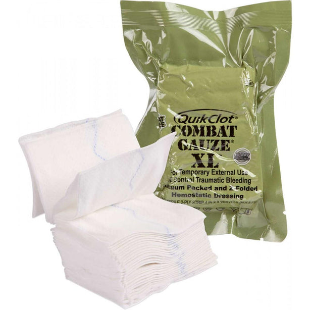 QuikClot Combat Gauze XL Hemostatic Dressing - 30-0070 - 1 Each - MDL-NAR300070