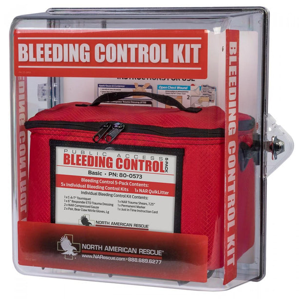 North American Rescue Public Access Bleeding Control Stations 80-0581 1.0 Each-MDL-NAR800581