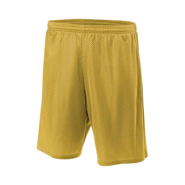A4 Youth Mesh Shorts NB5301 GOLD S 1.0 Each