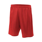A4 Youth Mesh Shorts NB5301 SCARLET M 1.0 Each