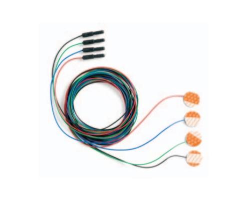 Natus Medical 4-Disk 019400400 Disc Electrode Set, Disposable, with Lead - MDL-NBM019400400 - 60 Each