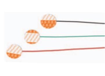 Natus Medical 019-414200 Disposable 3-Disc Electrode Set with 1 m Leadwires - MDL-NBM019414200 - 24 Each
