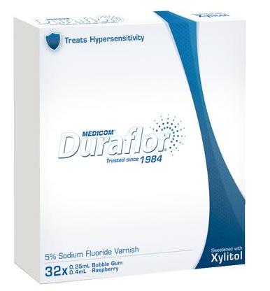 Medicom Duraflor 5% Sodium Fluoride Varnishes 1011-BG32 - 32.0 Each - MDL-NDA1011BG32