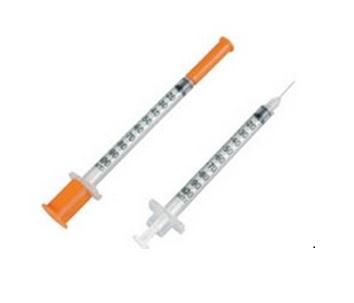 EXELINT INTERNATIONAL 1 cc Insulin Syringe with Needle 26029 50 Bag - MDL-NDA26029
