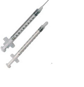Exelint International 1 cc Tuberculin Syringe Only (TB) 26043 - 1000.0 Each