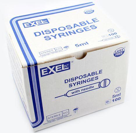 EXELINT INTERNATIONAL Excel Luer Lock Syringes 26214 800 Each-MDL-NDA26214