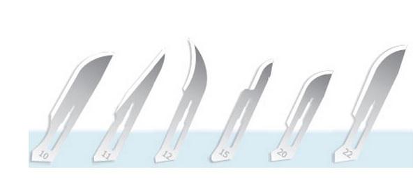 Exelint International Stainless-Steel Disposable Scalpels 29552 - 100.0 Each
