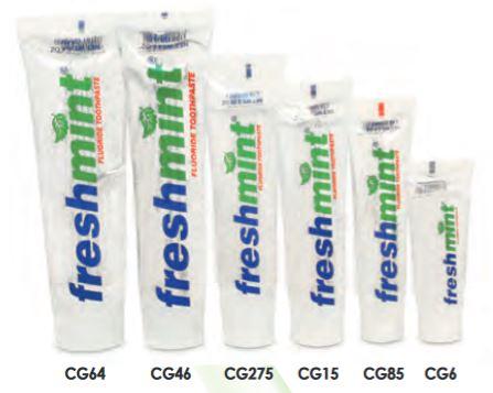 Freshmint Toothpaste, Clear Gel, 6 oz., New World Imports Fresh Mint - CG6 - 720 Each