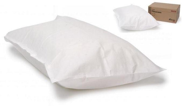 Pro Advantage Pillow Cases Pillowcase, Tissue / Poly, 21" x 30", White - NDAP230023