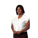 Pro Advantage Tissue-Poly-Tissue Patient Exam Cape, White - P750013 - 100 Each