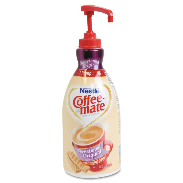 NESTLE Pump-Bottle Coffee-Mate Liquid Creamer b 13799 1 Each-MDL-NES13799