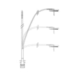 Norfolk Medical Products Inc ClearView SUB-Q Standard Needle Infusion Sets SCIG 53133A - 6.0 Each - MDL-NFKSCIG53133A
