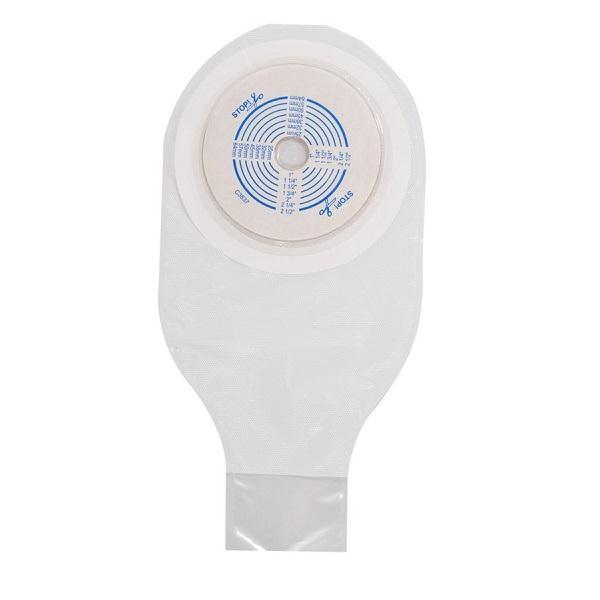 Ostomy Pouch Barrier, Two Piece System, Stoma Oval A, Convex, 3/4" to 1-1/2", Discs by Nu-Hope Laboratories - 40-7234-C - 10 Each