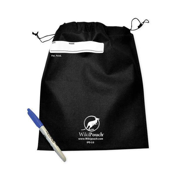 Ipp Inc. WikiPouch IPD Respiratory Device Pouches with Drawstrings IPD-POUCH2.0 - 100.0 Each