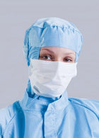 Ansell Healthcare BioClean MEA Cleanroom Earloop Facemask MEA210-1 - 600.0 Each