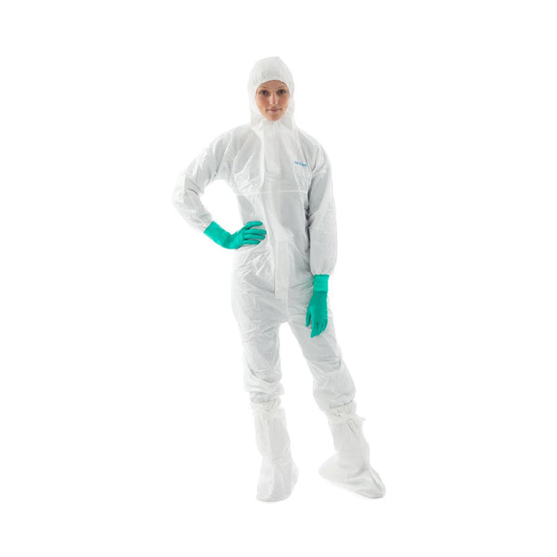 ANSELL HEALTHCARE BioClean-D Coveralls with Hoods S-BDCHT-XXL 20 Each - MDL-NITSBDCHTXXL