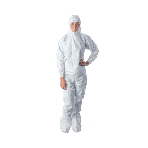 Ansell Healthcare BioClean-D Drop-Down Cleanroom Coveralls with Hood and Boots S-BDFC-XL 20.0 Each