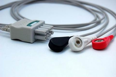 Nihon Kohden America Inc EKG Snap Leadsets BR-913PA - 1.0 Each - MDL-NKABR913PA