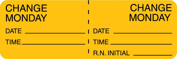 Centurion Nursing IV Tubing Labels - NL1123 - 1 Roll - MDL-NL1123H