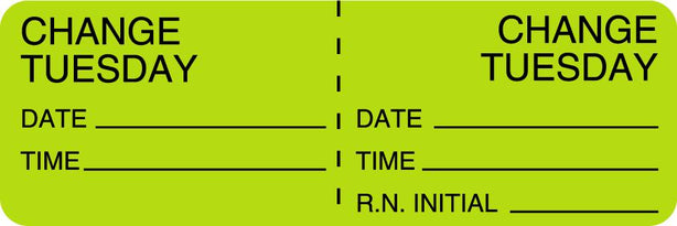 Centurion Nursing IV Tubing Labels - NL1124 - 5 Roll - MDL-NL1124