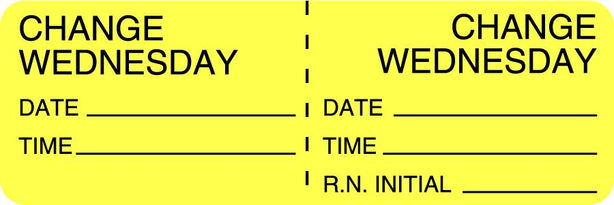 Centurion Nursing IV Tubing Labels - NL1125 - 1 Roll - MDL-NL1125H