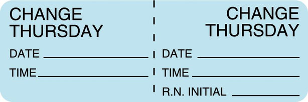 Centurion Nursing IV Tubing Labels - NL1126 - 1 Roll - MDL-NL1126H
