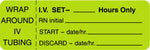 Centurion Nursing IV Tubing Labels - NL11 - 1 Roll - MDL-NL11
