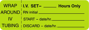 Centurion Nursing IV Tubing Labels - NL11 - 1 Roll - MDL-NL11