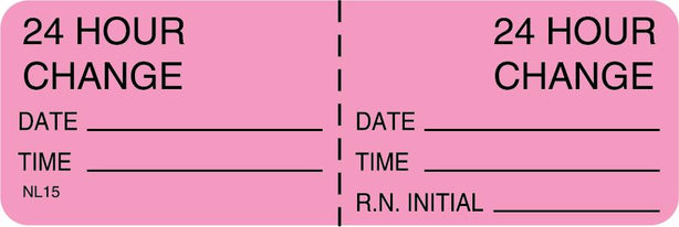 Centurion Nursing IV Tubing Labels - NL15 - 1 Roll - MDL-NL15