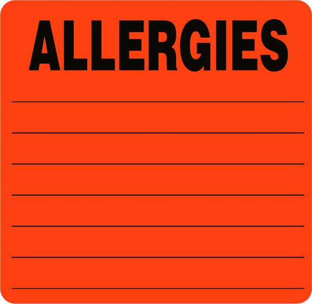 Centurion Nursing Chart Labels - NL1681A - 1 Roll - MDL-NL1681A