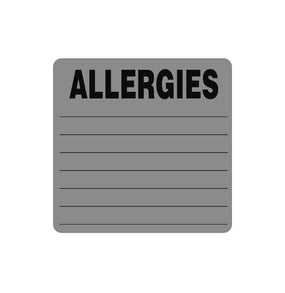 Allergy Labels - NL1681B - 3 Roll - MDL-NL1681B