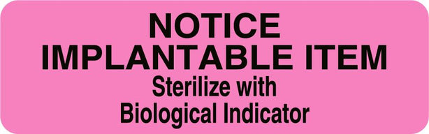 Centurion Sterile Processing Labels - NL1687 - 1 Roll - MDL-NL1687