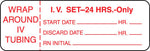 Centurion Nursing IV Tubing Labels - NL173 - 1 Roll - MDL-NL173